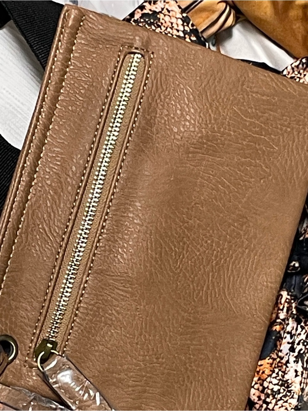 NWT Light Brown Wallet Bag